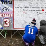 Los Bills y sus seguidores rinden varios homenajes a Damar Hamlin