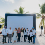 Habitantes de Isla Saona disfrutan por primera vez al aire libre de películas dominicanas