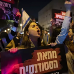 Más de 100,000 personas se manifiestan en Tel Aviv por tercer fin de semana consecutivo contra Netanyahu