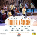 La Orquesta Aragón regresa a Santo Domingo este 3 de Junio para una única función
