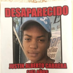 Familiares reportan desaparición del adolescente de 16 años Justin Cabrera