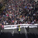 Protesta por la salud en Madrid