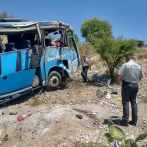 Mueren 17 migrantes en accidente de autobús en México