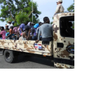 Detienen camión transportaba 40 haitianos en Hatillo Palma, Montecristi