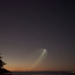 Cohete Falcon 9 de SpaceX es captado desde RD