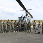 Aeronaves UH-1H/II de la FARD fueron utilizados para sofocar incendio en Valle Nuevo, Constanza