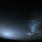 Perseverance capta un amanacer con nubes altas en Marte