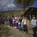 Campesinos españoles realizan misa especial por sequía