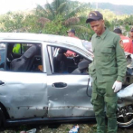 Dos muertos y tres heridos en accidente en autopista Duarte