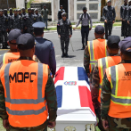 Sepultan restos de agente policial ultimado por mayor del Ejército