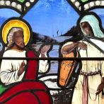 ¿Inclusión? Iglesia muestra vidriera de Jesucristo con piel oscura