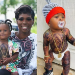 Madre es criticada por tatuajes temporales a su hijo desde los seis meses