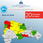 COE aumenta a 20 las provincias en alerta ante vaguada
