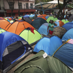 Haitianos protestan en Ciudad de México para exigir permisos de trabajo