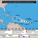 Depresión tropical se podría intensificar a huracán en los próximos días y se llamaría Bret