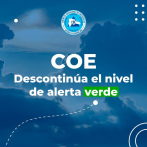 COE descontinúa nivel de alerta verde en localidades de San Cristóbal y Peravia