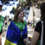 Jóvenes ucranianos buscan algo de paz en el encuentro católico de Lisboa