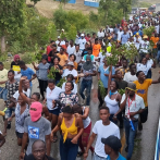 Haitianos se movilizan en la frontera Elías Piña