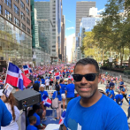 Cristian Allexis estuvo “Dominicanísimo” en la Parada Dominicana de Nueva York