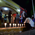 Encendido de velas en San Cristóbal al quinto día de la explosión, en memoria de los fallecidos