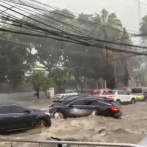 Fuertes lluvias provocan inundaciones en Santiago