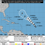 Se forma depresión tropical #15 en el Atlántico Central