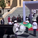 Abinader recibe al presidente de Surinam en el Palacio Nacional