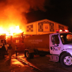 Incendio de gran magnitud se registra en el mercado fronterizo de Dajabón