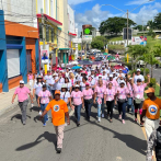 Fundación realiza caminata por enfermos de cáncer de El Seibo