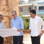 Presidente Luis Abinader supervisa trabajos de embellecimiento en la Ciudad Colonial