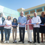 Tras 10 años de espera, gobierno inaugura escuela Nicolás Almánzar en el Naranjo