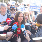 Manifestantes en Madrid exigen al Gobierno que ponga fin a la venta de armas a Israel