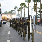 Alrededor de 10,500 militares y policías desfilaron en el aniversario de la Independencia Nacional