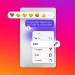 Instagram permite editar los mensajes directos hasta 15 minutos después de ser enviados