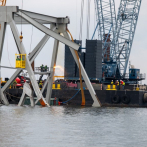 Continuan las operaciones de limpieza del derrumbado puente de Baltimore