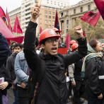 Protestas en marchas por el Día del Trabajo