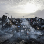 Indignación por el bombardeo israelí en campamento de Rafah