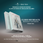 Orlando Inoa presentará libro de Ulises Heureaux