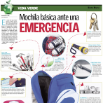 Ante una emergencia: enmochila solo lo necesario