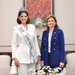 Sheynnis Palacios y Celinee Santos visitan a la vicepresidenta Raquel Peña