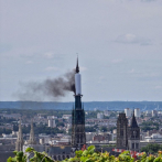 Se incendia la catedral de la ciudad francesa de Ruán
