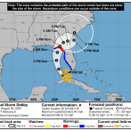 Debby ya es una tormenta tropical y va rumbo a Florida; se emiten alertas