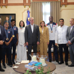 Abinader recibe a medallistas olímpicos Marileidy Paulino, Yunior Alcántara y Cristian Pinales