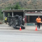 Se registra accidente en tramo de la carretera Fondo Negro con Quita Coraza en Barahona