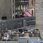 Llegan las campanas de la catedral de Notre Dame, otro paso en su reconstrucción