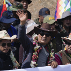 Evo Morales lidera marcha hacia La Paz