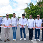 Ministro Collado inaugura reconstrucción de calle en Verón