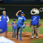 Los Tigres del Licey rinden homenaje a Félix Sánchez