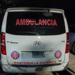 Detienen a hombre con nueve paquetes de marihuana en furgoneta rotulada como ambulancia