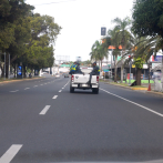 Calles de Gran Santo Domingo lucen desoladas en el día de Navidad